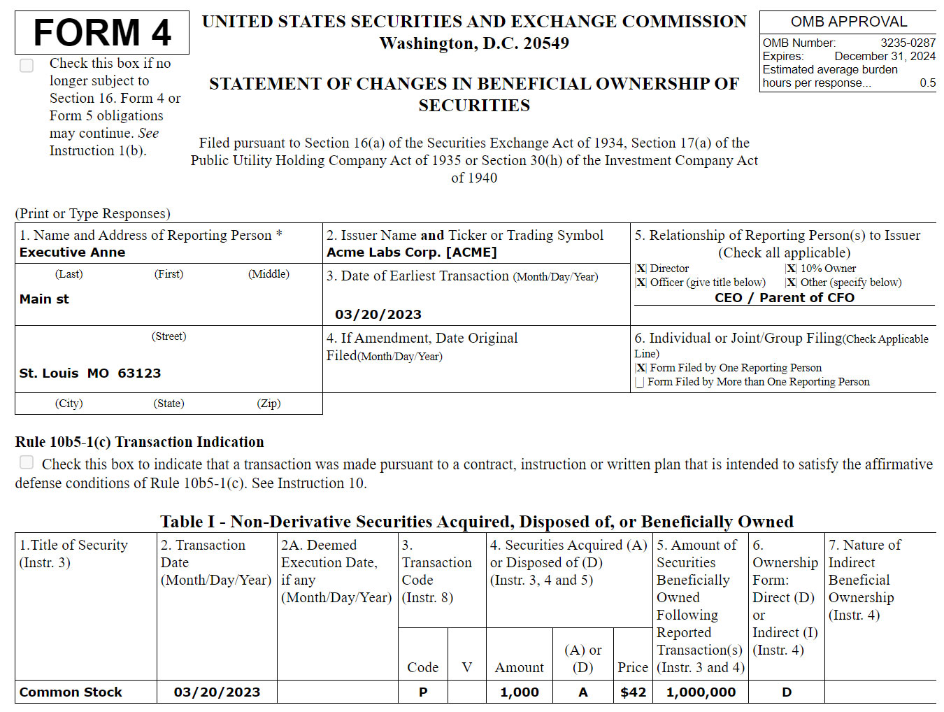 sec form 4 filing instructions